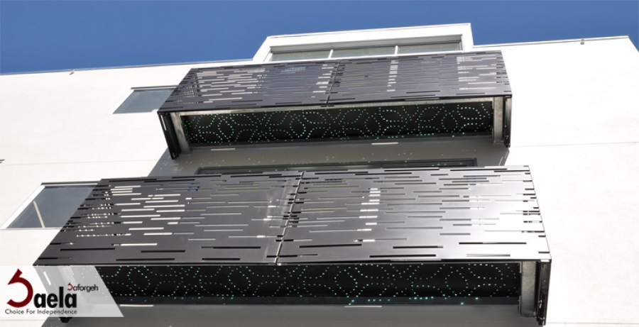 نرده تراس فرفورژه ایده ال