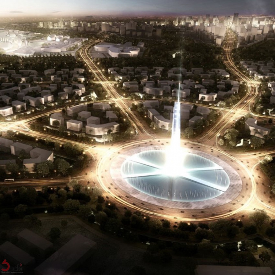 معماری شهر صنعتی پوشاک چین