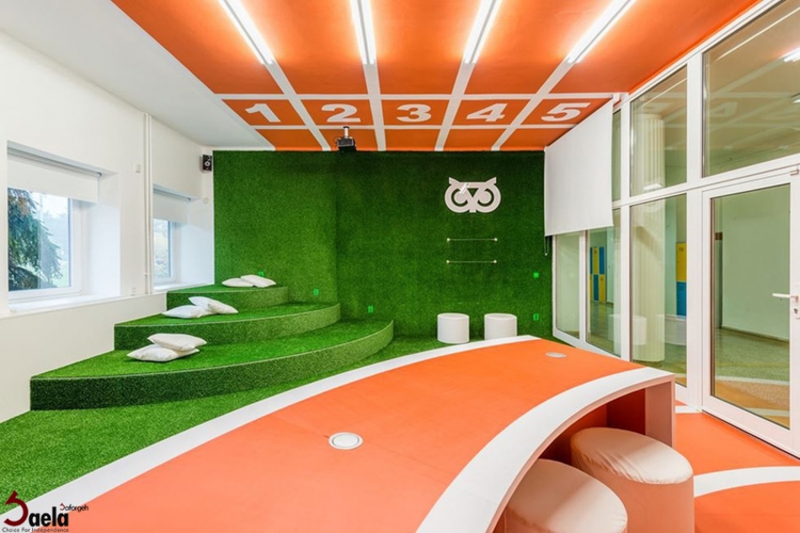 طراحی اتاق وای فای در دانشگاه تربیت بدنی Charles