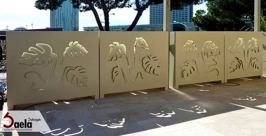 نرده فرفورژه جدید غیر مسطح