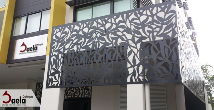 طرح های نمای ساختمان فرفورژه