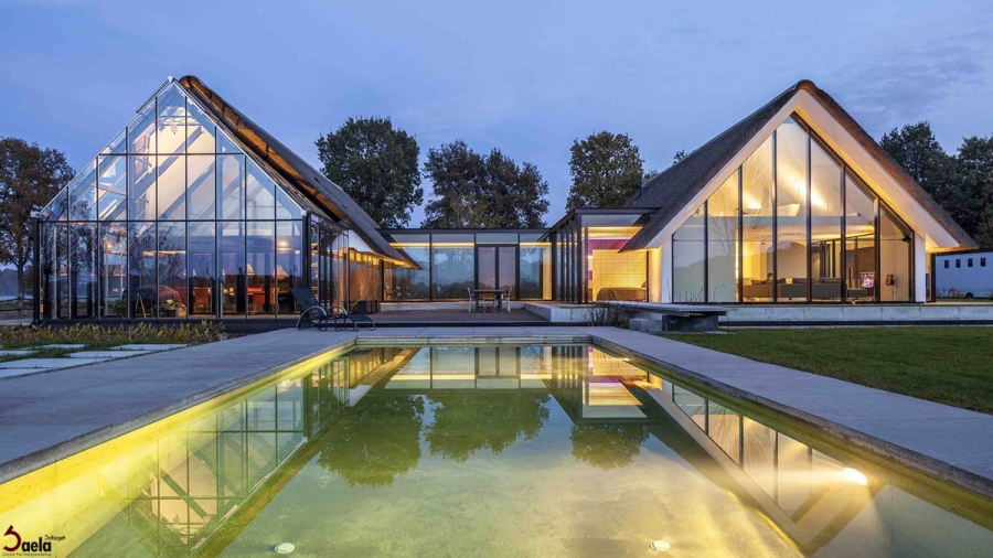 ویلای مدرن در حومه شهر