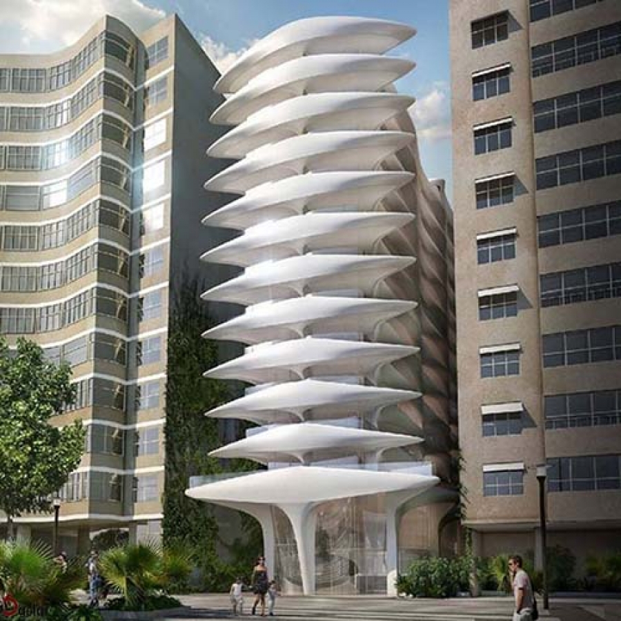 طراحی آپارتمان لوکس در برزیل توسط زاها حدید