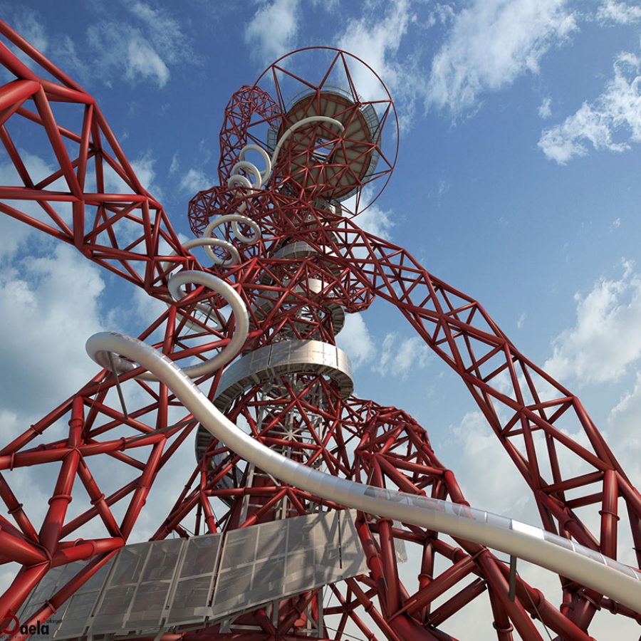 طراحی بزرگترین سرسره جهان