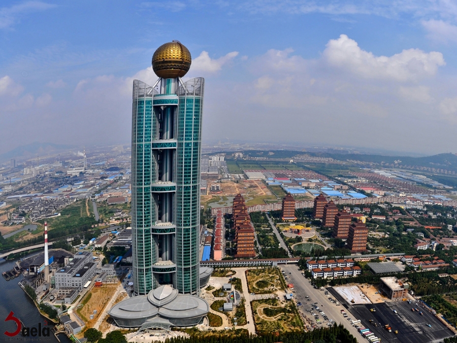 هتل آسمان خراش در ثروتمند ترین روستای چین